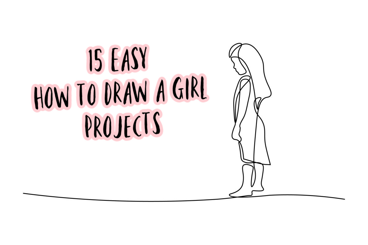HOW TO DRAW A GIRL EASY STEP BY STEP - YouTube-anthinhphatland.vn