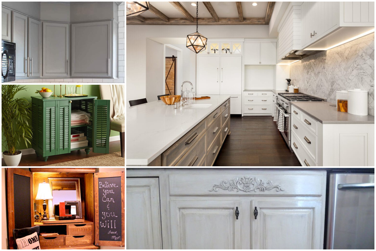 20 DIY Kitchen Cabinet Ideas