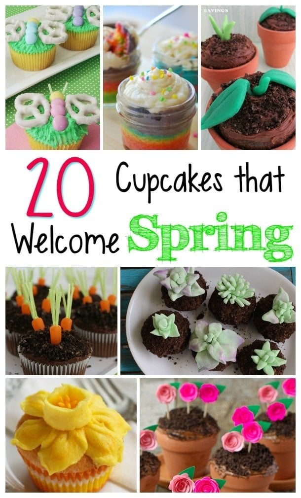 Spring Cupcakes, Easter Cupcakes, St. Patricks Day Cupcakes