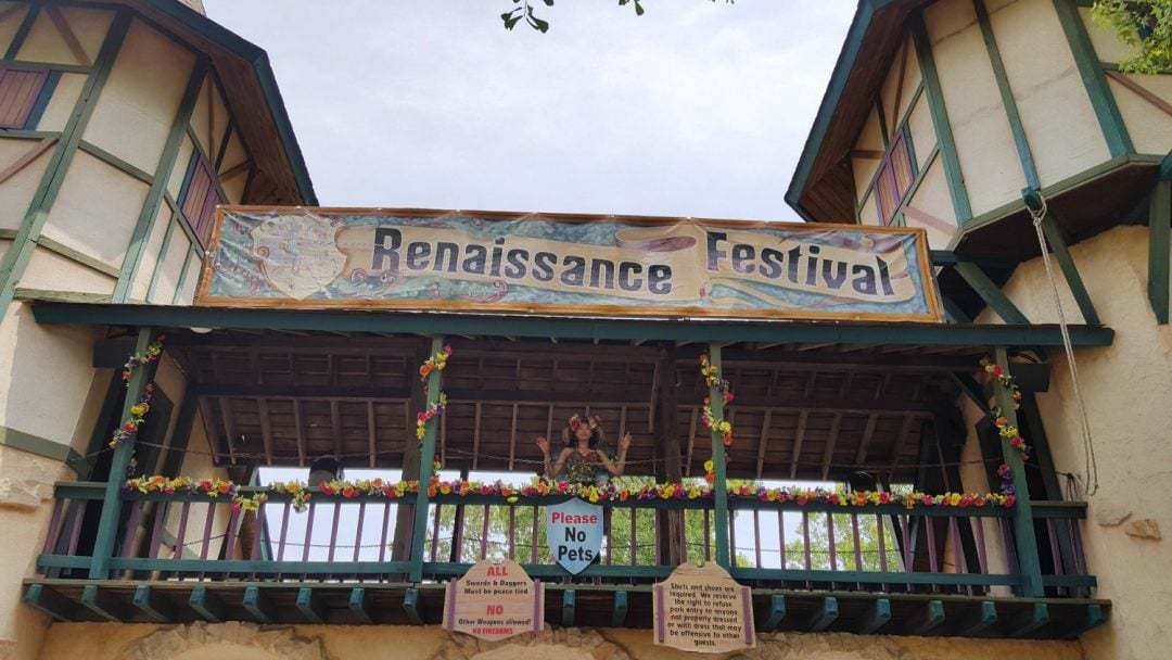 Georgia Renaissance Festival entrance