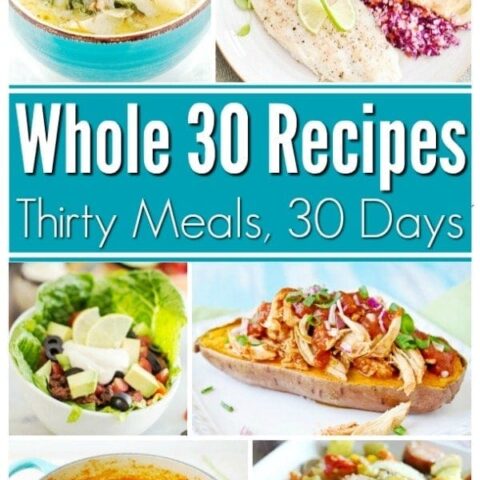 Whole 30 Recipes, 30 days of Whole30 recipes planned