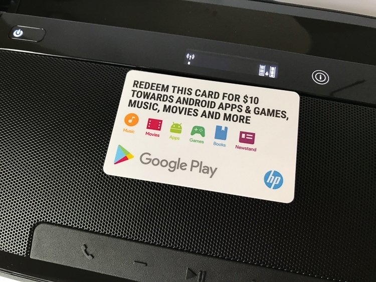 Purchase the HP Amp 100 Printer and receive a $10 Google Play Gift Card