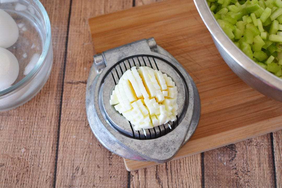 Potato slicer makes slicing potatoes easy