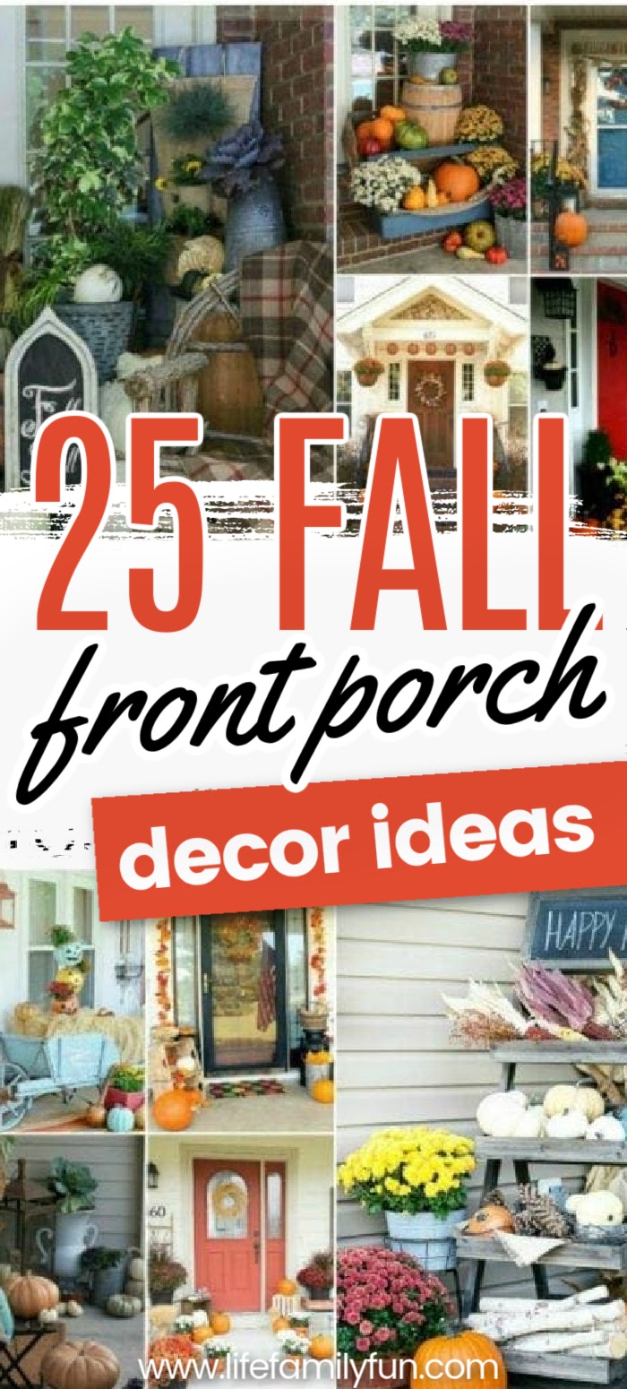 Fall Front Porch Ideas Pin for Pinterest