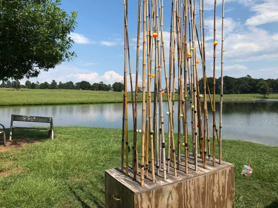 Cane Pole Fishing at The Rock Ranch
