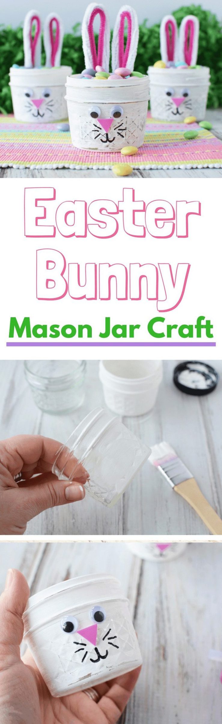 DIY Easter Bunny Jars
