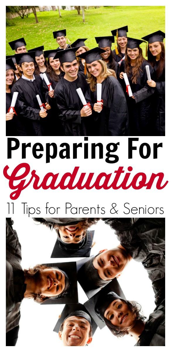 Graduation tips for parents and seniors