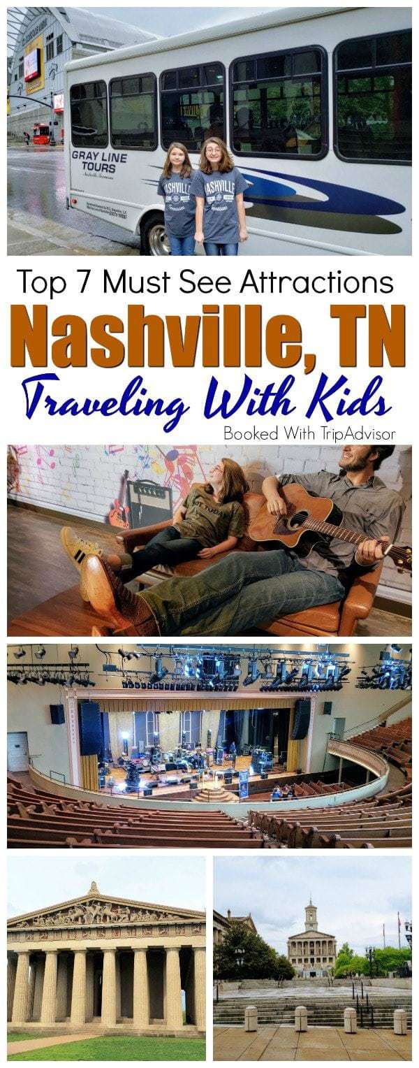 Is this the first time traveling to Nashville and you are looking for things to do with your kids? We have narrowed it down to our top 7 must see Nashville attractions when traveling with kids. #TripAdvisorPartner #Nashville https://lifefamilyfun.com/nashville-attractions-traveling-kids/