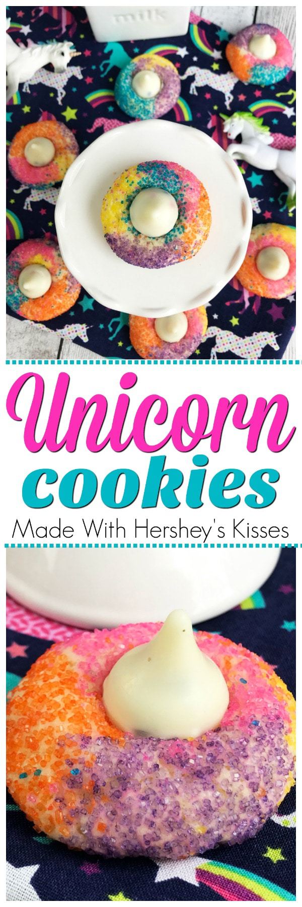Unicorn Cookies, Unicorn Kiss Cookies, Unicorn Dessert, Unicorn birthday themed party, unicorn magical cookies, unicorn recipes