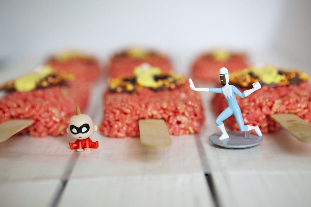 Incredibles Rice Krispie, Incredibles 2 Recipe, Incredibles Rice Krispy Pops, Rice Krispy Recipes