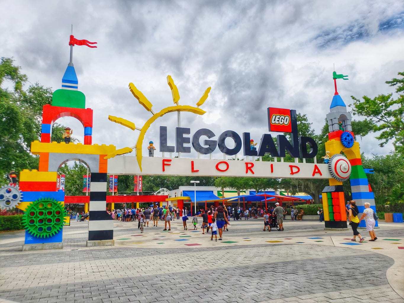 Front Entrance of Legoland Florida, Legoland Theme Park
