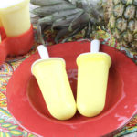Dole Whip Popsicles made with pineapples
