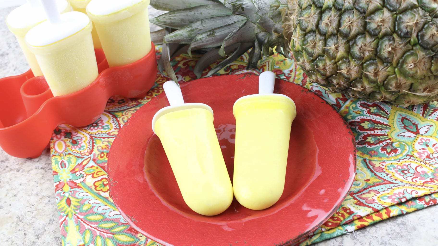 Dole Pineapple Whip Popsicles