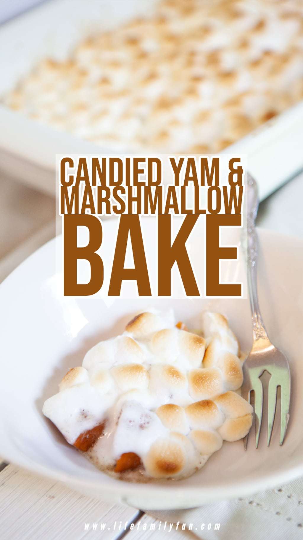 Candied yam and marshmallow bake