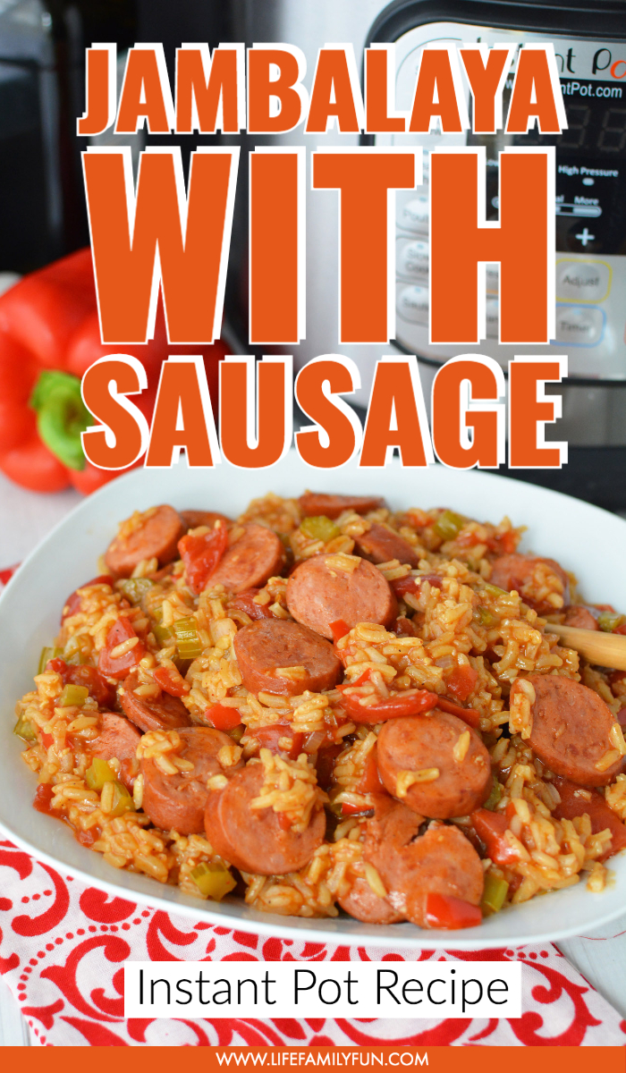 Delicious Instant Pot Jambalaya with Rice and Sausage