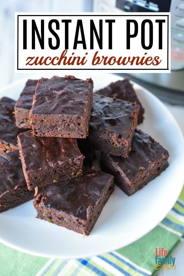 With theseInstant Pot Chocolate Zucchini Brownies, no one will ever know that one of the main ingredients of these brownies is zucchini! How many times have you wished that you could make a dessert that's simple and healthy? #InstantPotBrownies #ZucchiniBrownies