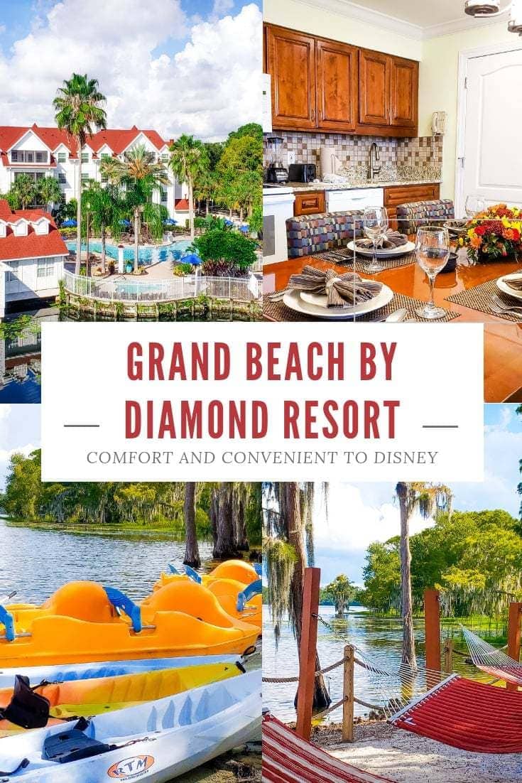 Looking for a condo or hotel near Disney that's perfectly priced with unparallel amenities? Grand Beach by Diamond Resort is the perfect place to stay for your next family vacation to Orlando, Florida. AD #OrlandoFlorida #FloridaVacations #CondosinOrlando