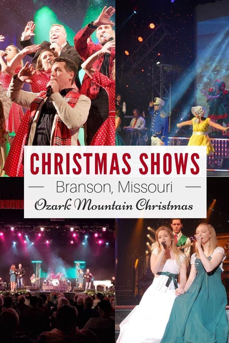Entertainment in Branson is top-notch but the shows in Branson during the holidays is even more spectacular! Experience Branson's Ozark Mountain Christmas. #Branson #BloggingBranson #OzarkMountainChristmas