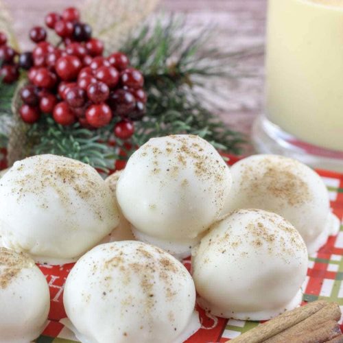 White Chocolate Truffles With Eggnog - Fun Way To Enjoy Holiday Eggnog