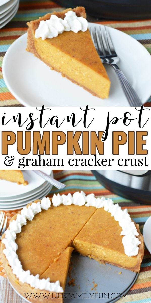 Instant Pot Pumpkin Pie