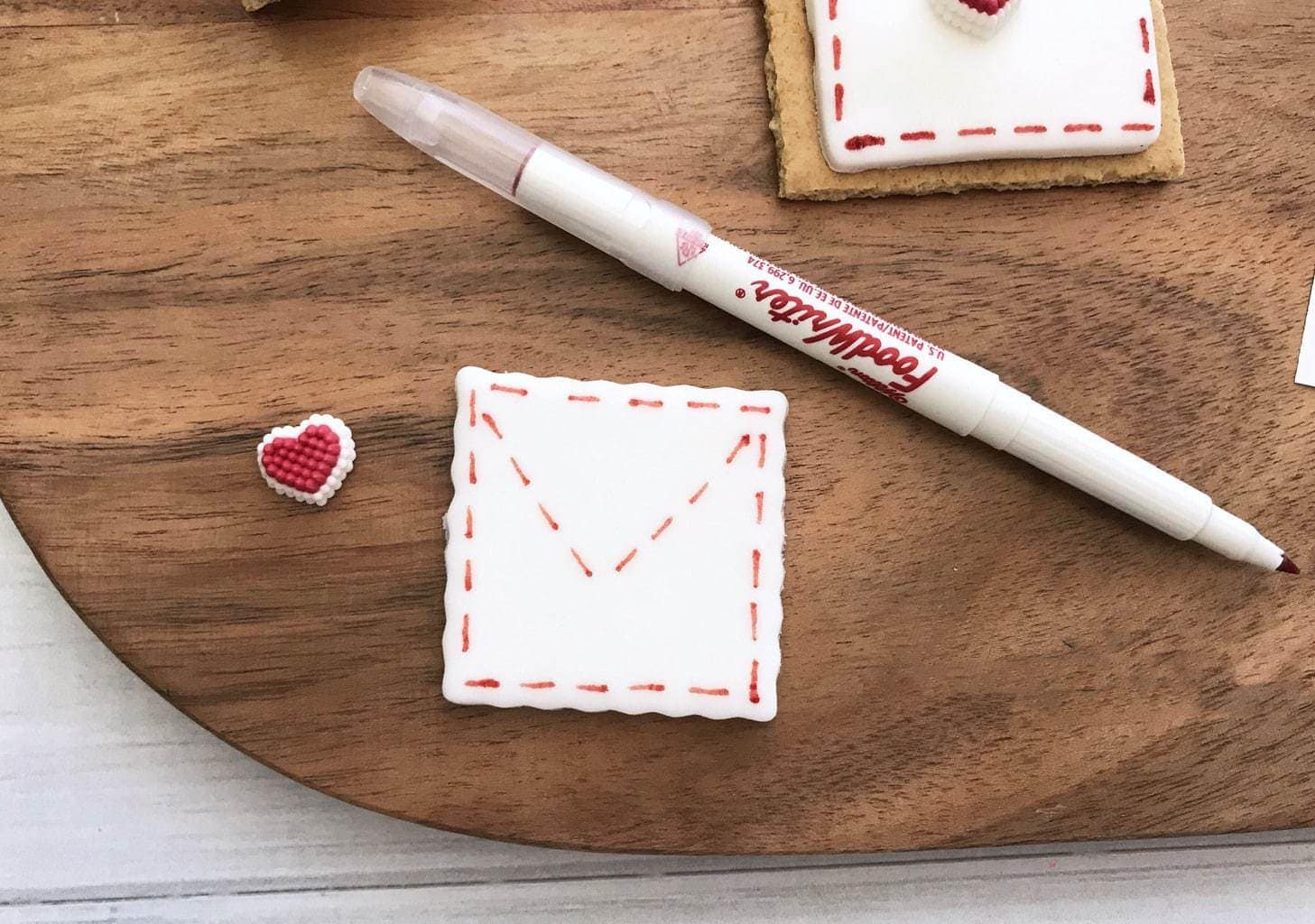 Valentine's Cookies with fondant
