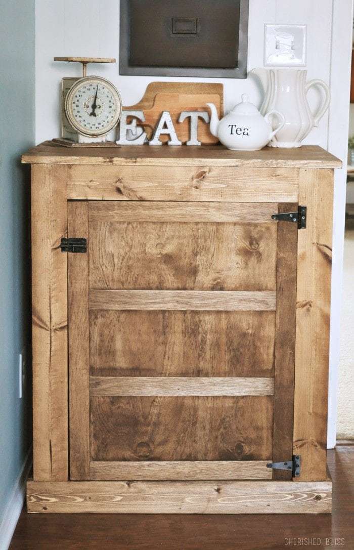 DIY Farmhouse Buffet by Cherished Bliss, DIY Kitchen Projects