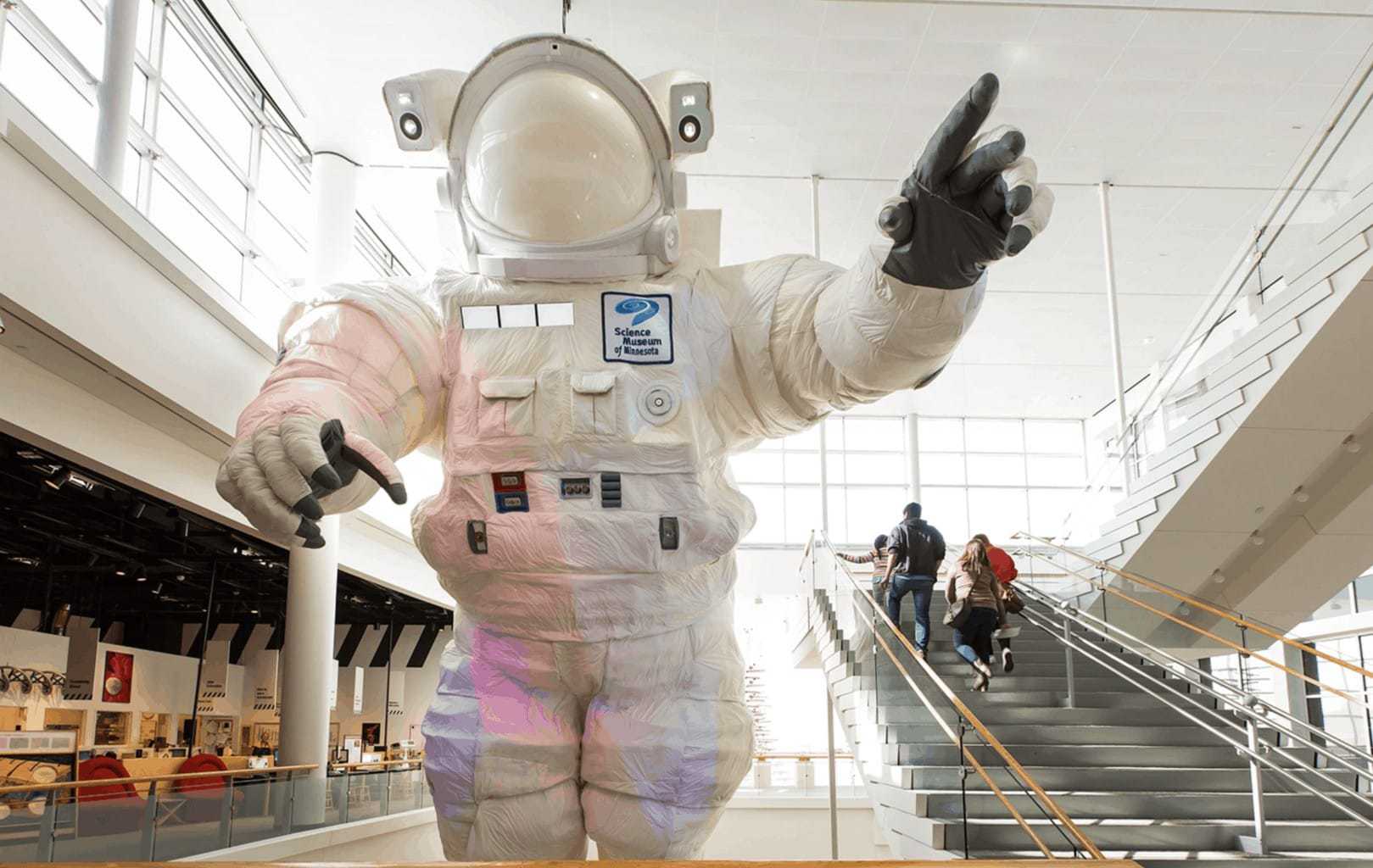 giant astronaut science museum of minnesota
