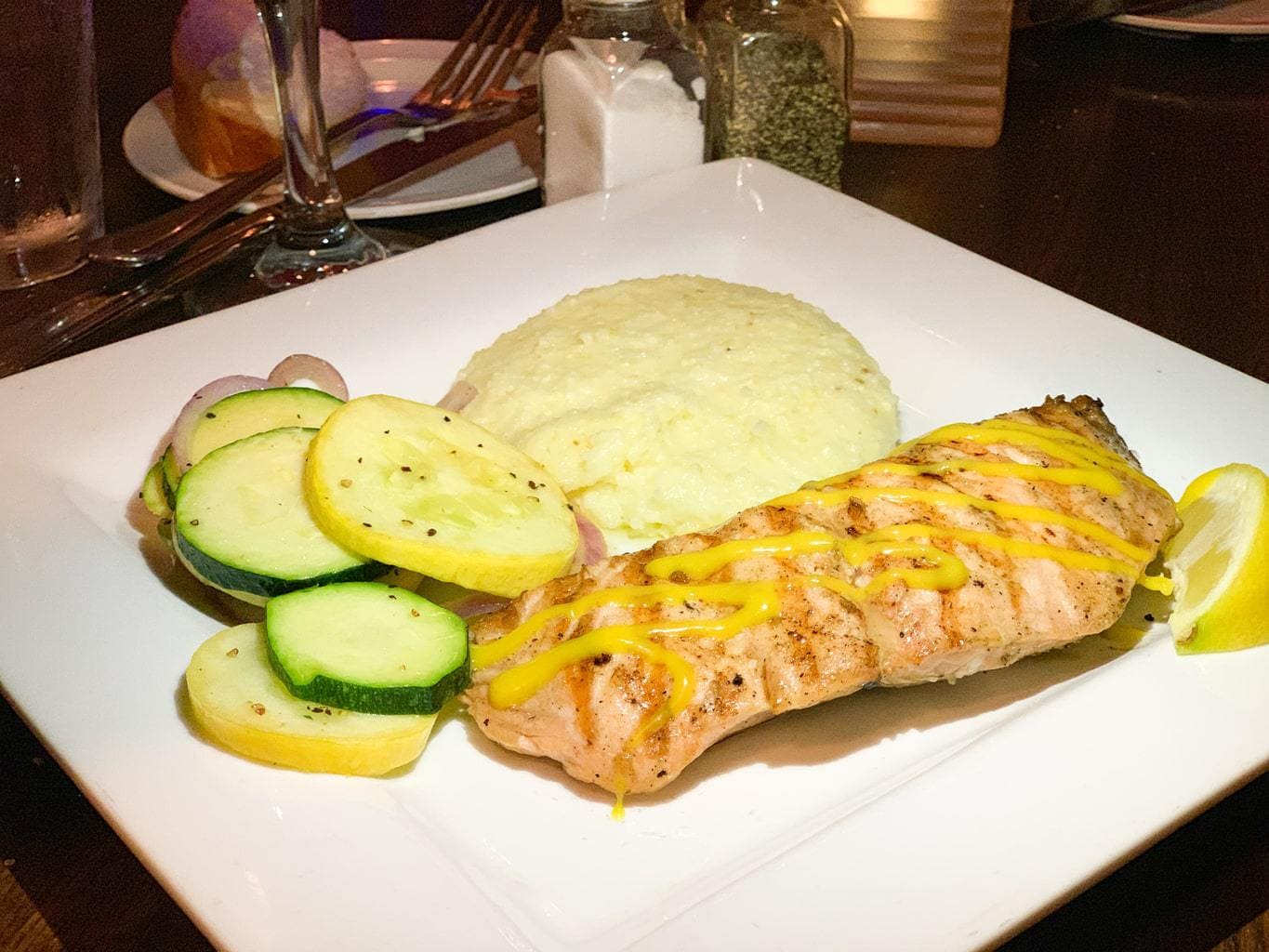 Grilled Atlantic Salmon, Mully's Nacoochee Grill