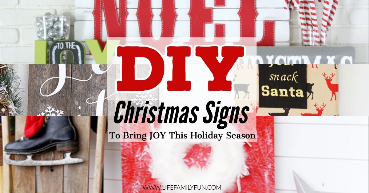 DIY Christmas Signs 