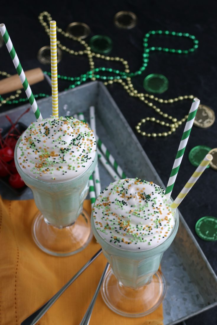 How to make Shamrock Shakes for Saint Patrick's Day Festivities