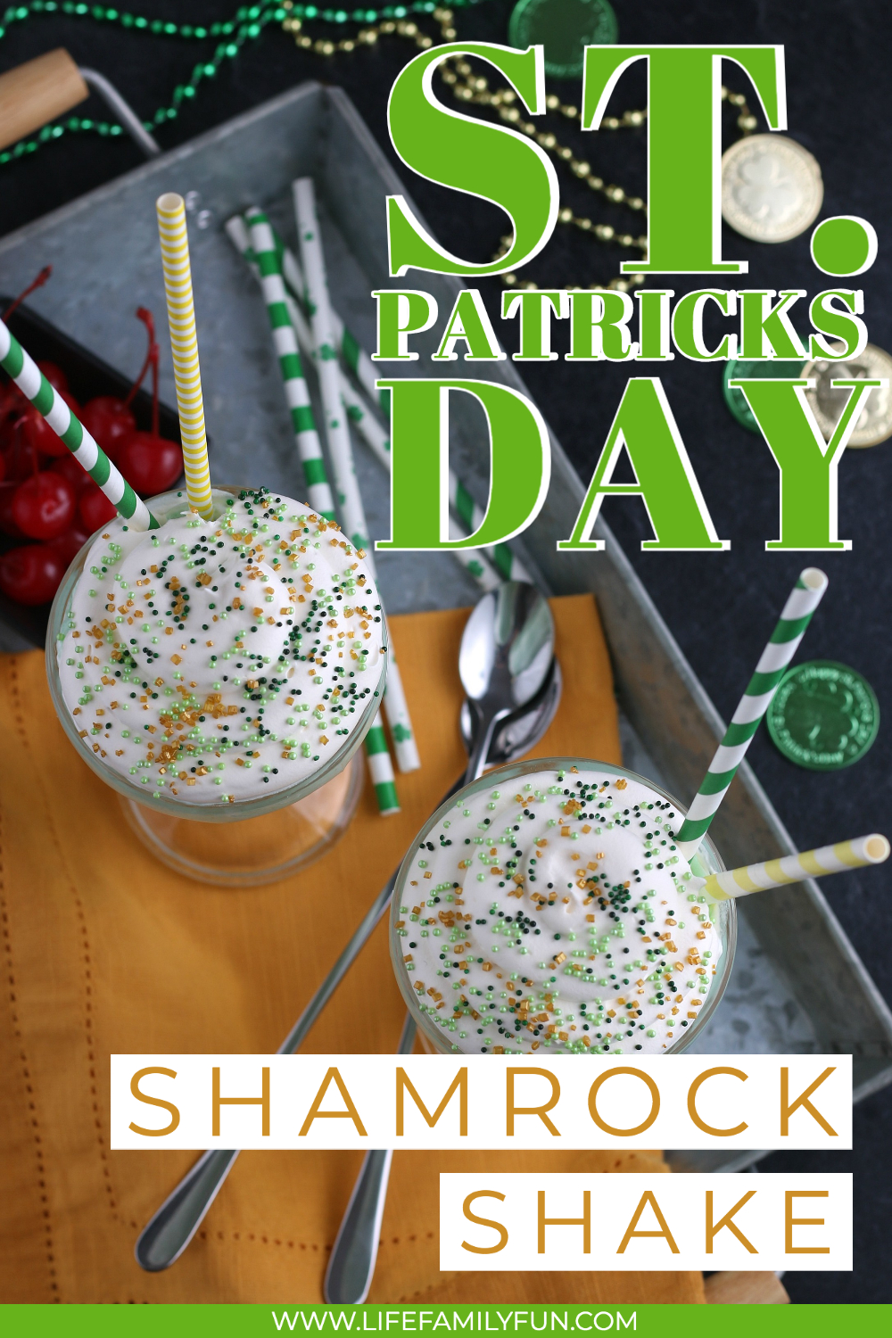 Shamrock Shakes for St. Patrick's Day