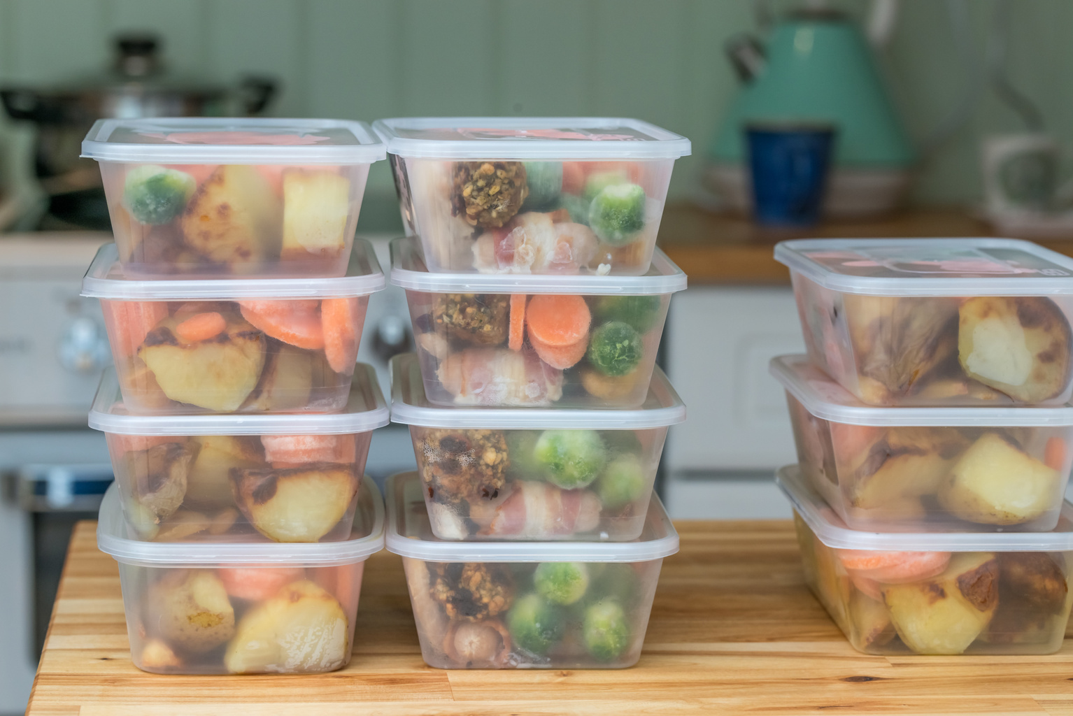 Meal prep with Easy ready meals