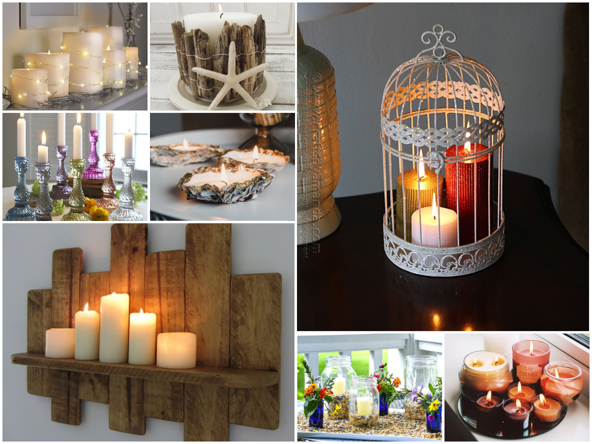 24 Ideas of How to Decorate With Candles