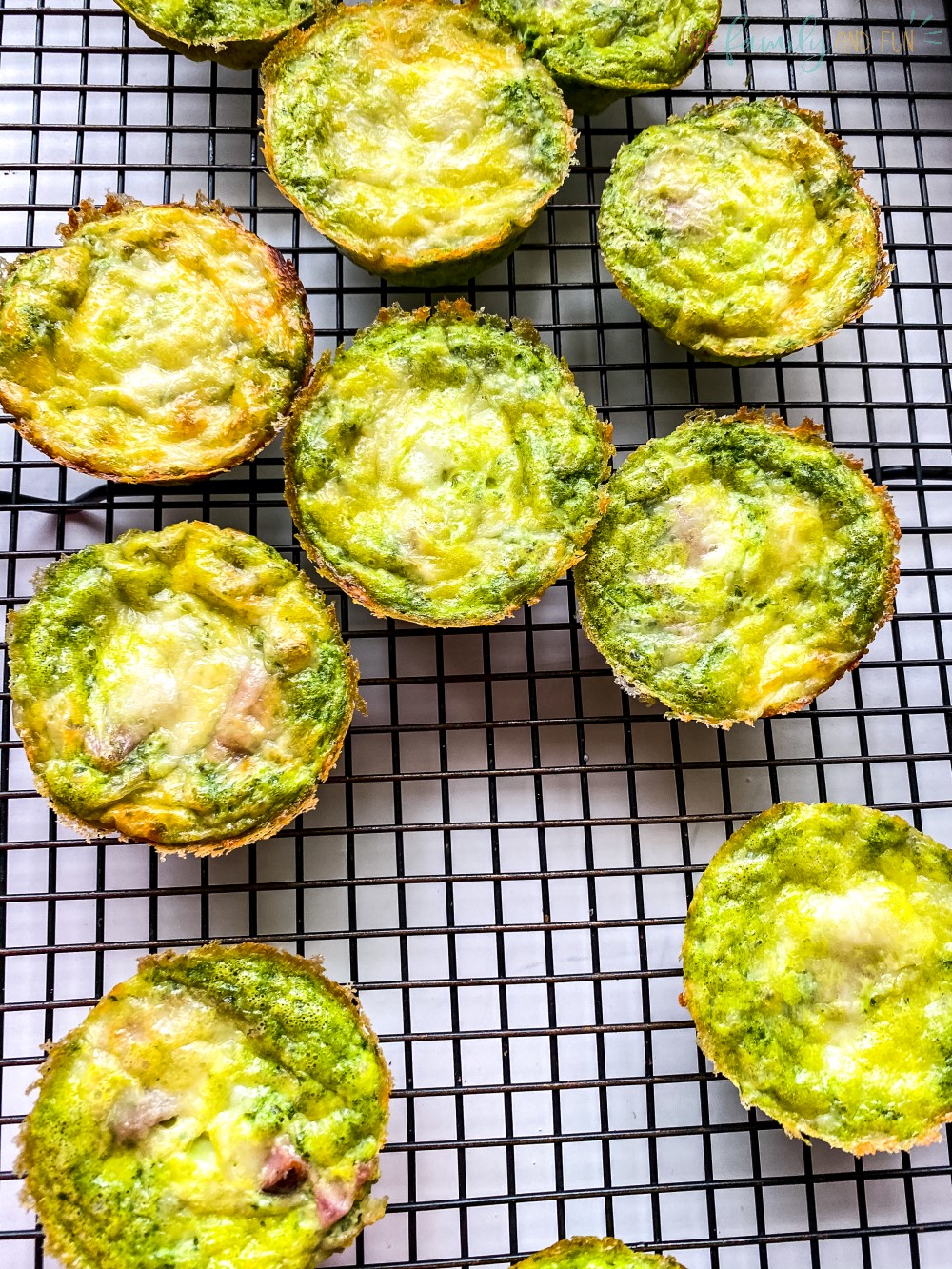 Spinach Egg Muffins With Ham