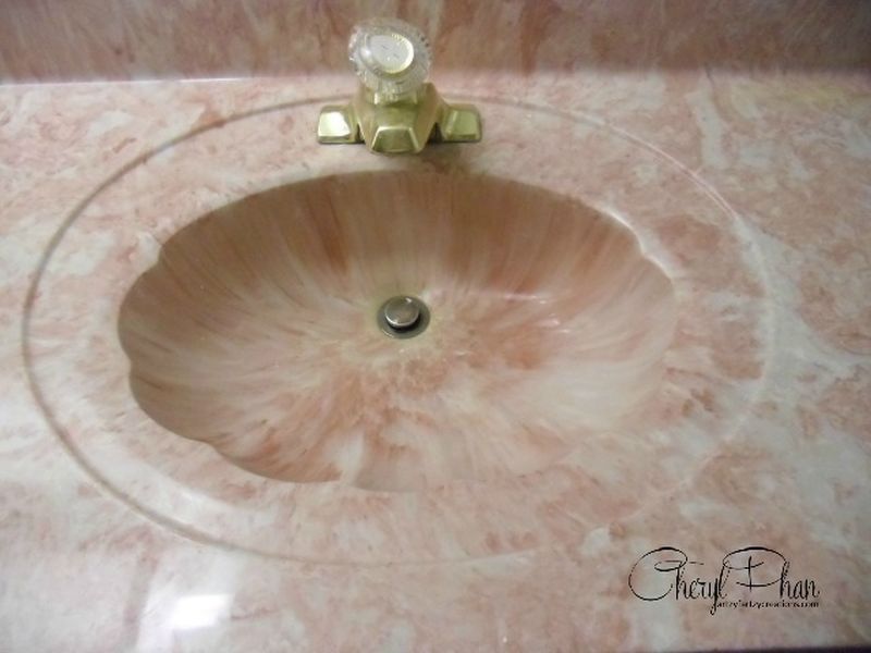 90s Marble Sink Makeover
