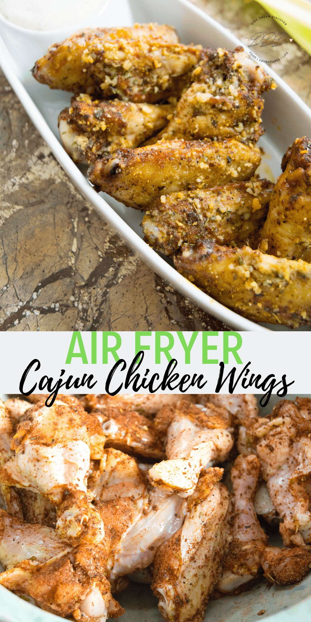 Air Fryer Cajun Chicken Wings