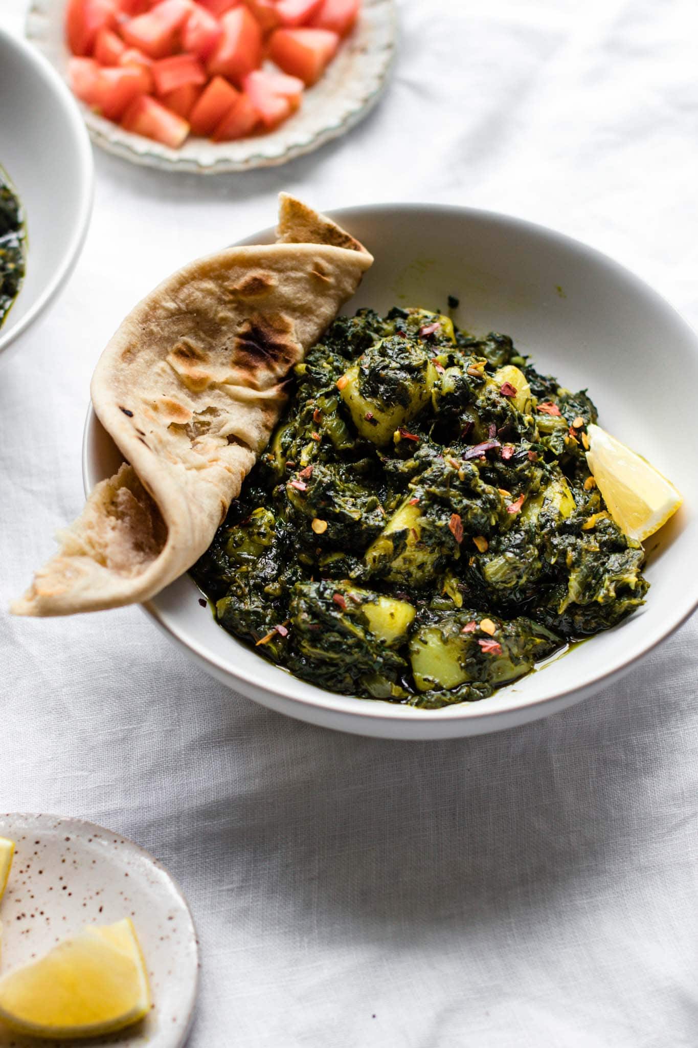 Aloo Palak – Spinach & Potato Curry
