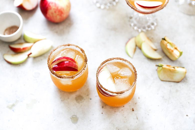 Apple Cider and Ginger Beer Bourbon Cocktail