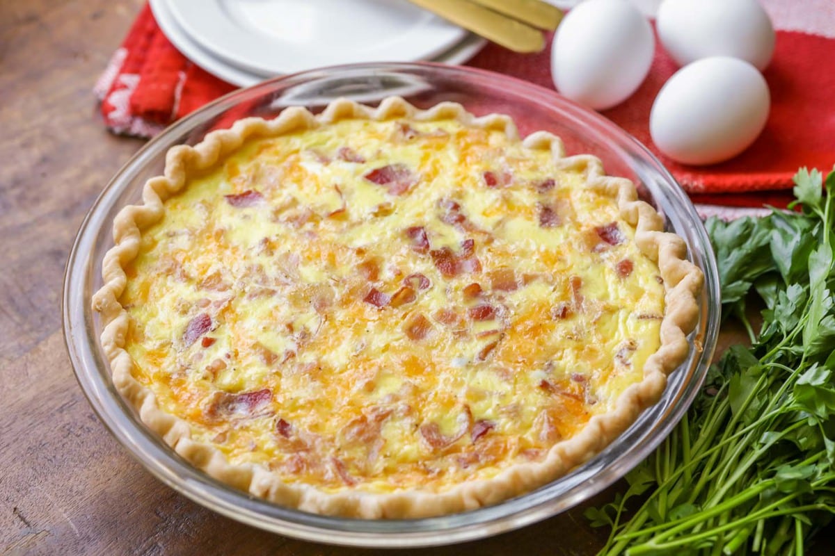 BACON AND CHEESE QUICHE