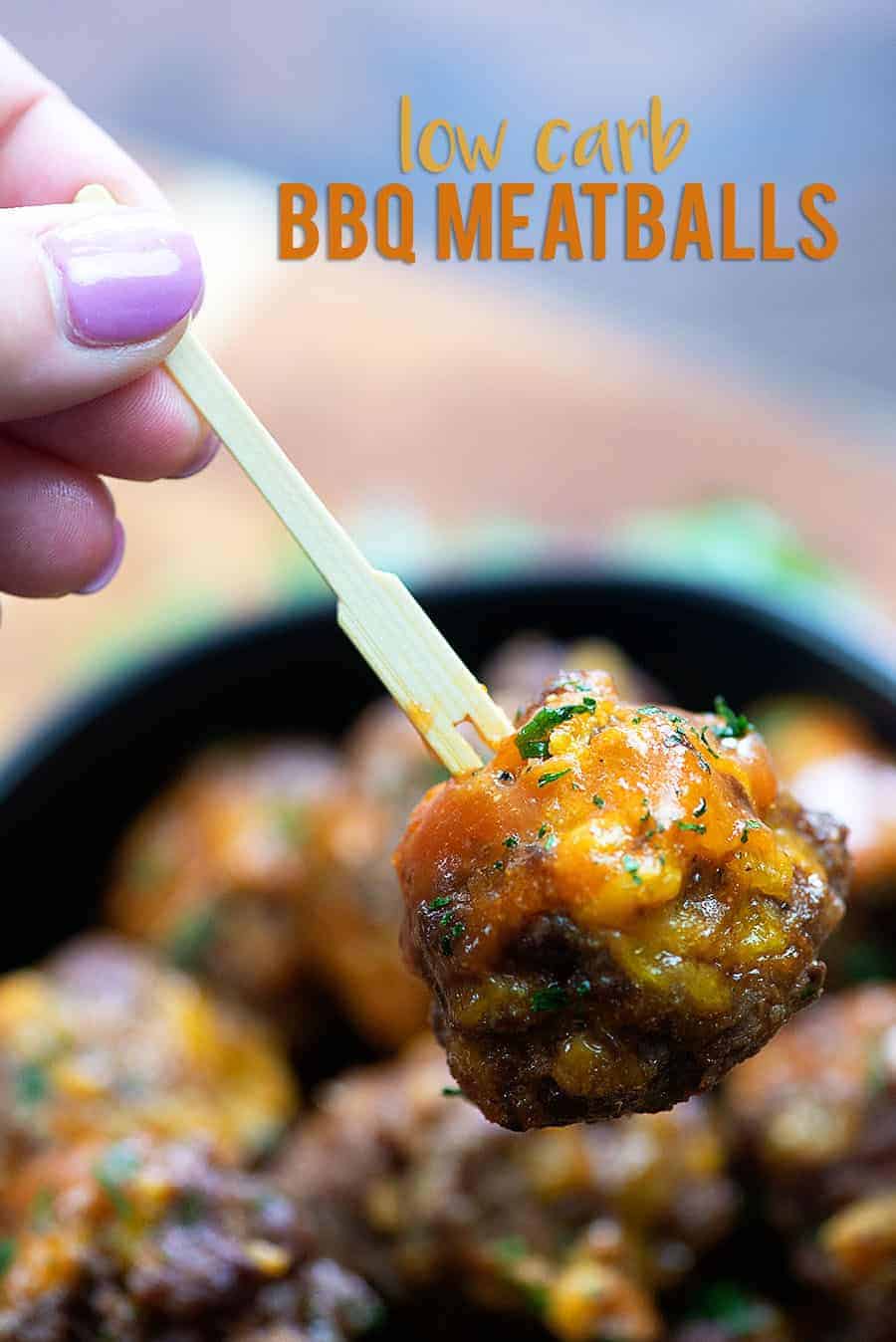 BBQ Keto Meatballs