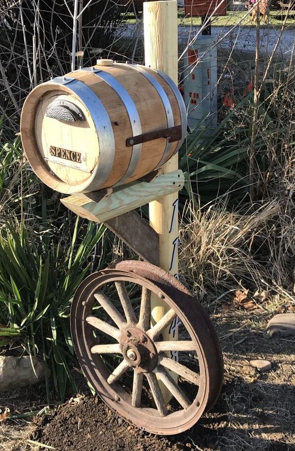Barrel Mailbox