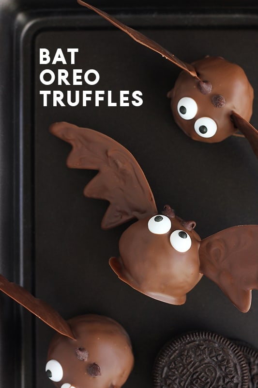 Bat Oreo Truffles- Easy Halloween Treat