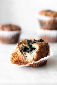 Blueberry Banana Almond Flour Muffins