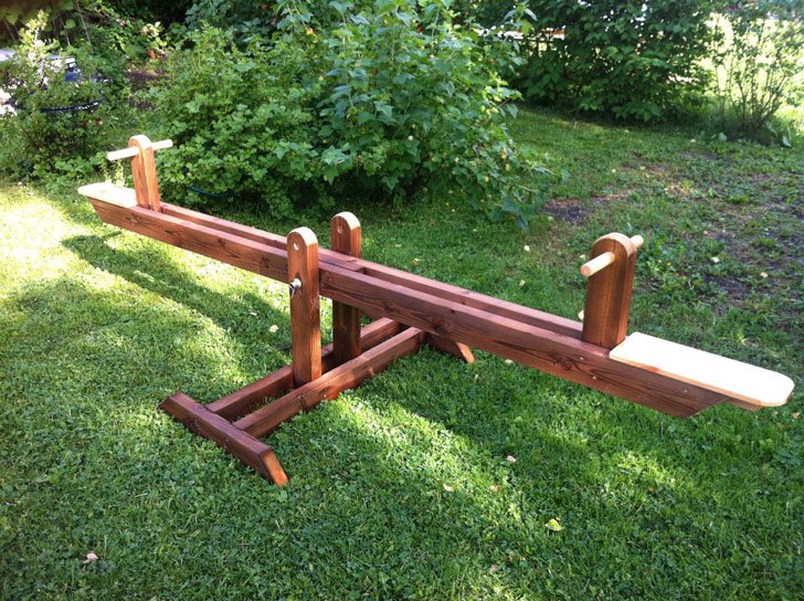Build a Wood See-Saw