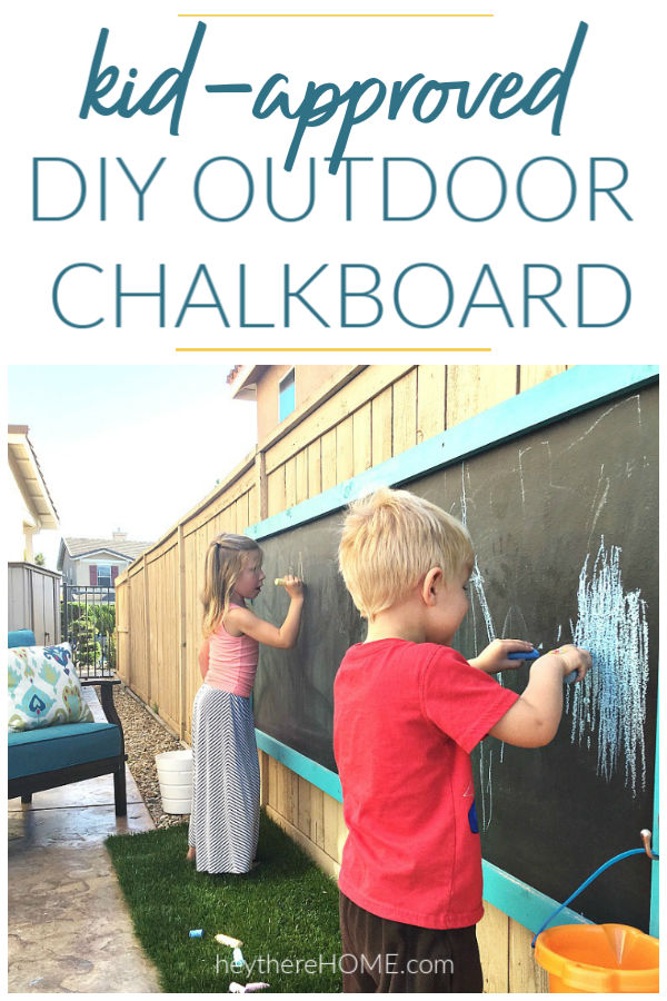 Build an Outdoor Chalkboard