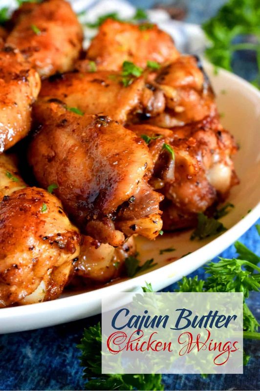 Cajun Butter Chicken Wings