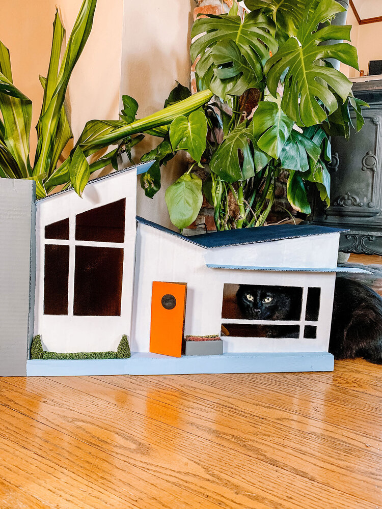 Cardboard Home For Your Furry Friend