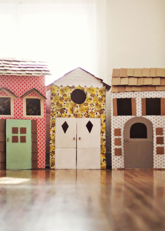 cardboard box house Cardboard House Village