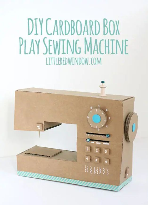Cardboard Sewing Machine