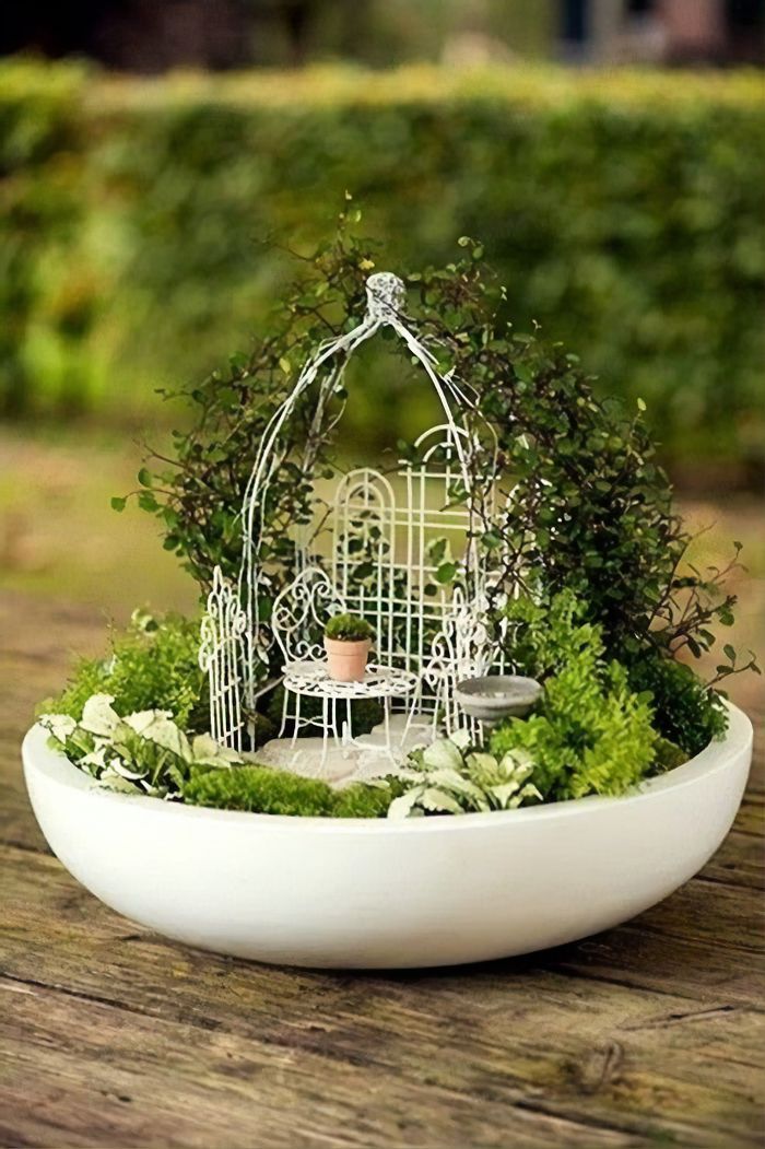 Ceramic Fairy Garden